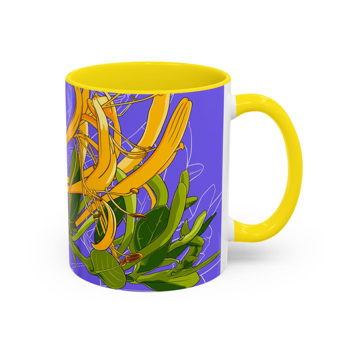 Honeysuckle Ceramic Coffee Mug – June Birth Month Flower