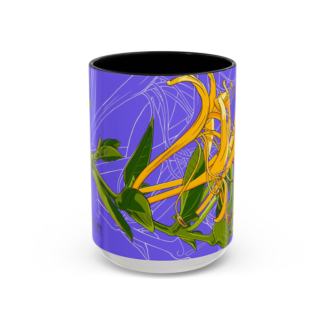Honeysuckle Ceramic Coffee Mug – June Birth Month Flower