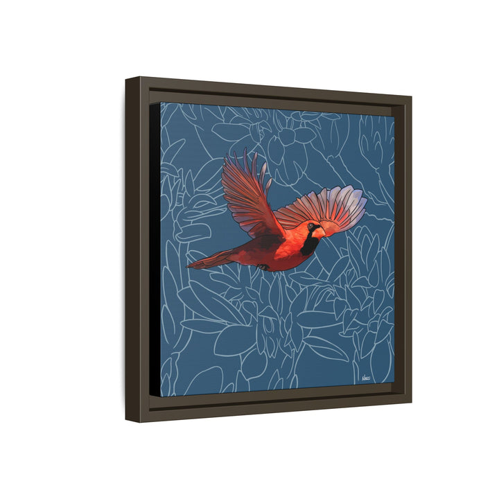 Northern Cardinal: Kentucky State Bird — Framed Canvas Print