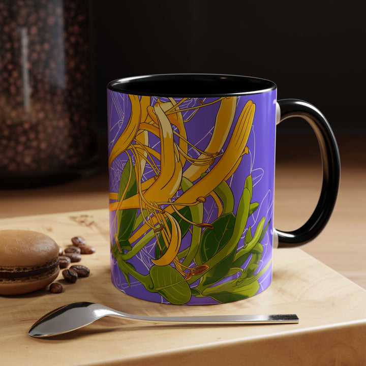 Honeysuckle Ceramic Coffee Mug – June Birth Month Flower