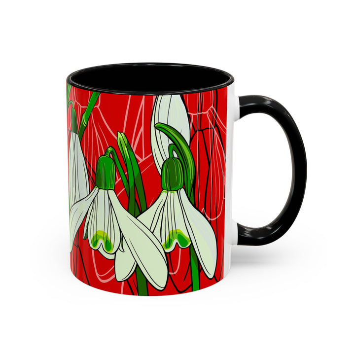 Snowdrop Coffee Mug – January Birth Month Flower