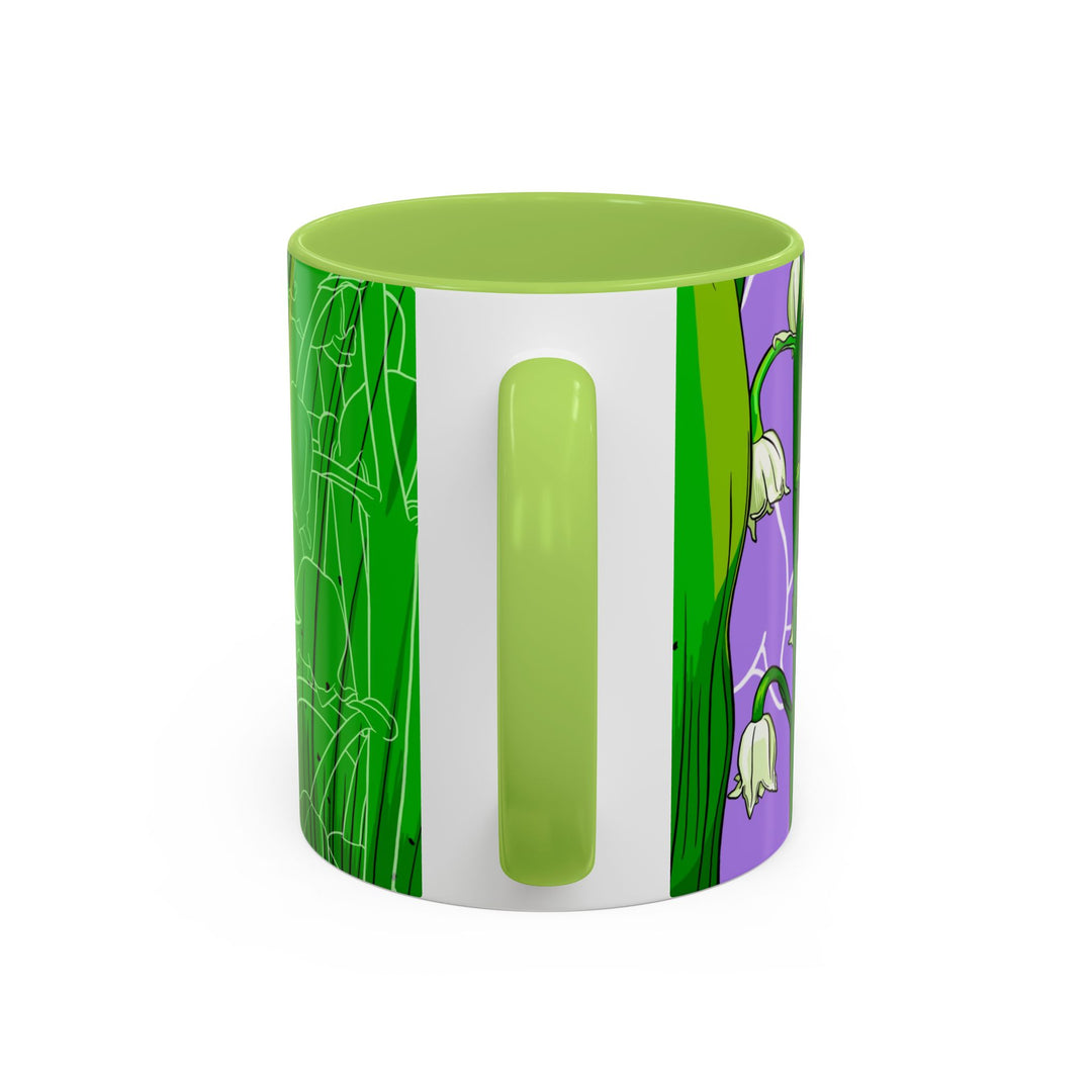 Lily of the Valley Ceramic Coffee Mug — May Birth Month Flower