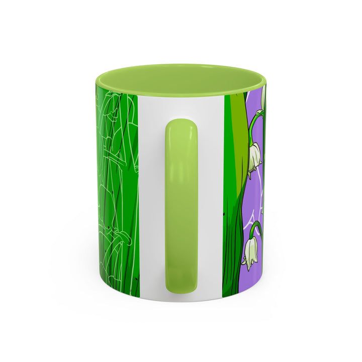 Lily of the Valley Ceramic Coffee Mug — May Birth Month Flower