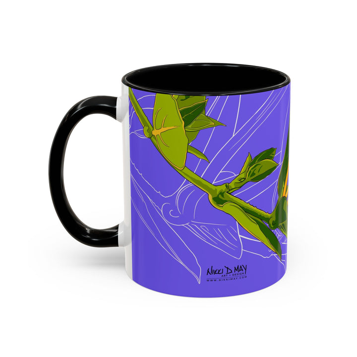 Honeysuckle Ceramic Coffee Mug – June Birth Month Flower