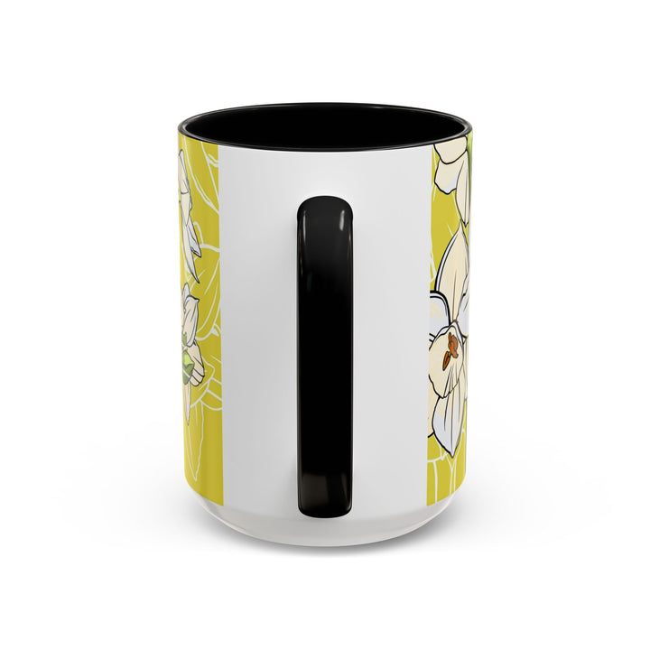 Paperwhite Ceramic Coffee Mug – December Birth Month Flower