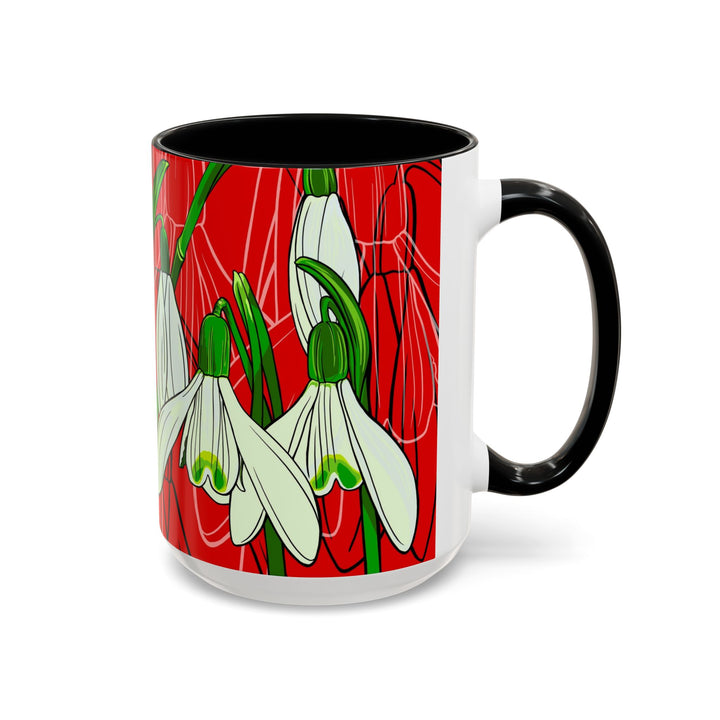 Snowdrop Coffee Mug – January Birth Month Flower