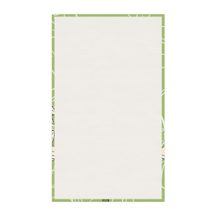 Paperwhite Floral Tea Towel — December Birth Month Flower Kitchen Towel