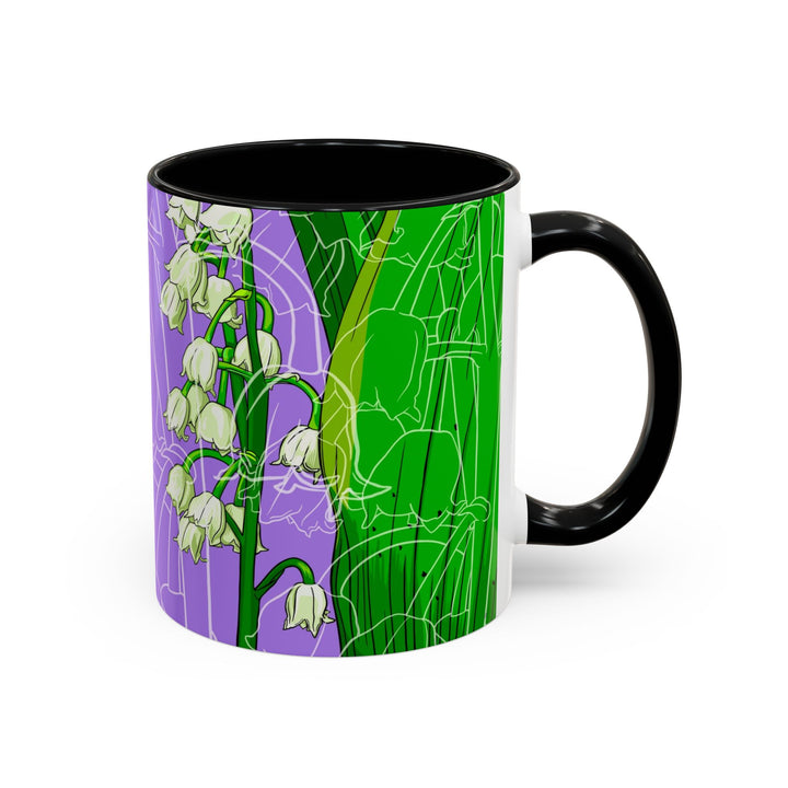 Lily of the Valley Ceramic Coffee Mug — May Birth Month Flower