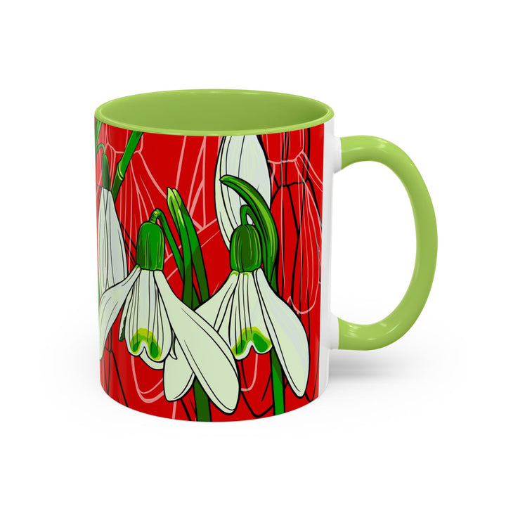 Snowdrop Coffee Mug – January Birth Month Flower