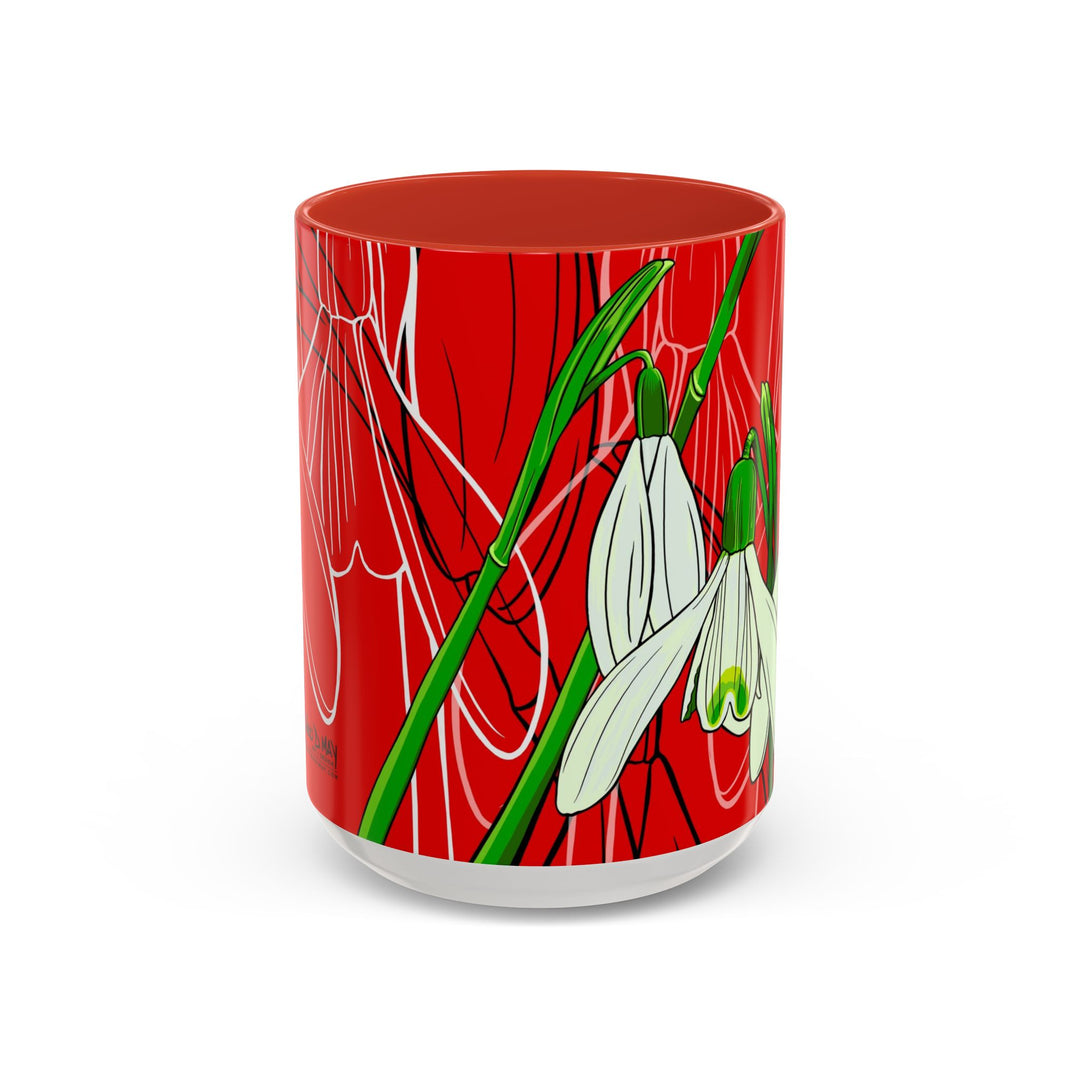 Snowdrop Coffee Mug – January Birth Month Flower
