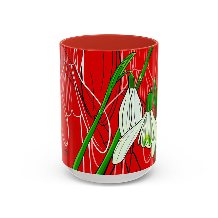 Snowdrop Coffee Mug – January Birth Month Flower