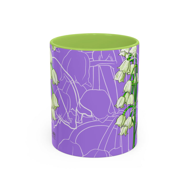 Lily of the Valley Ceramic Coffee Mug — May Birth Month Flower