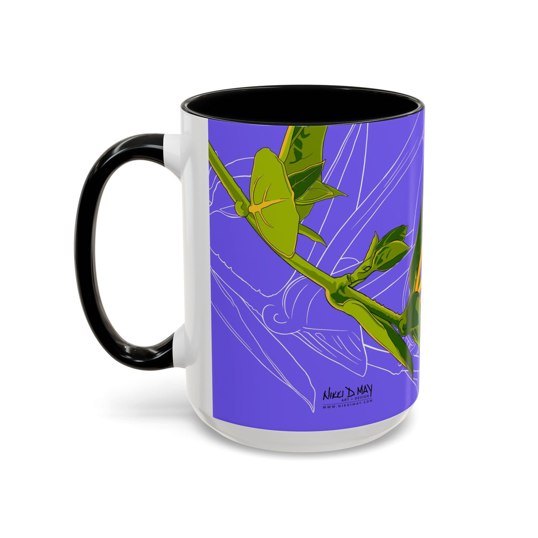Honeysuckle Ceramic Coffee Mug – June Birth Month Flower
