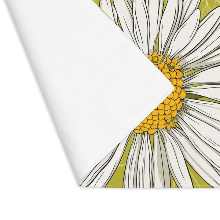 Daisy Cotton Twill Placemat – April Birth Month Flower