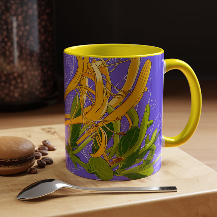 Honeysuckle Ceramic Coffee Mug – June Birth Month Flower