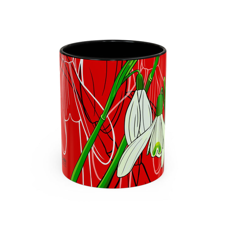 Snowdrop Coffee Mug – January Birth Month Flower