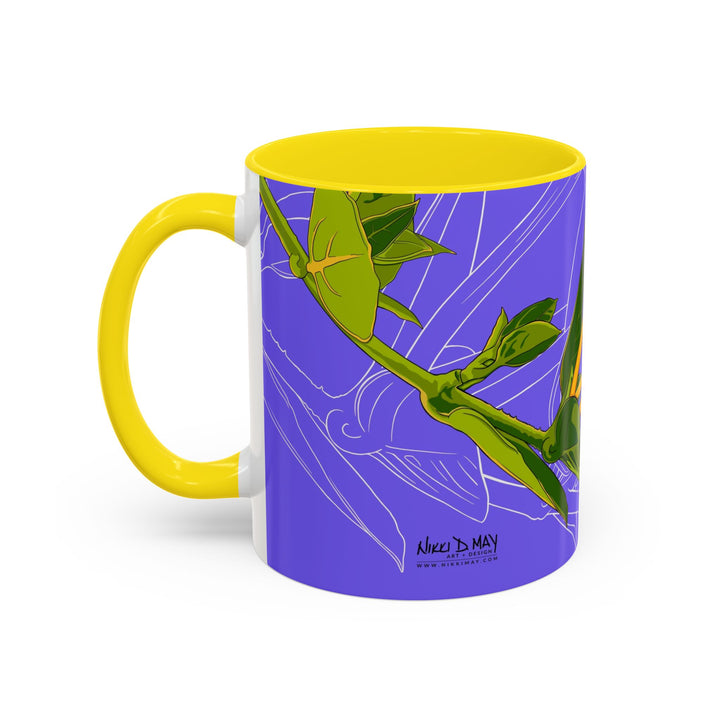 Honeysuckle Ceramic Coffee Mug – June Birth Month Flower