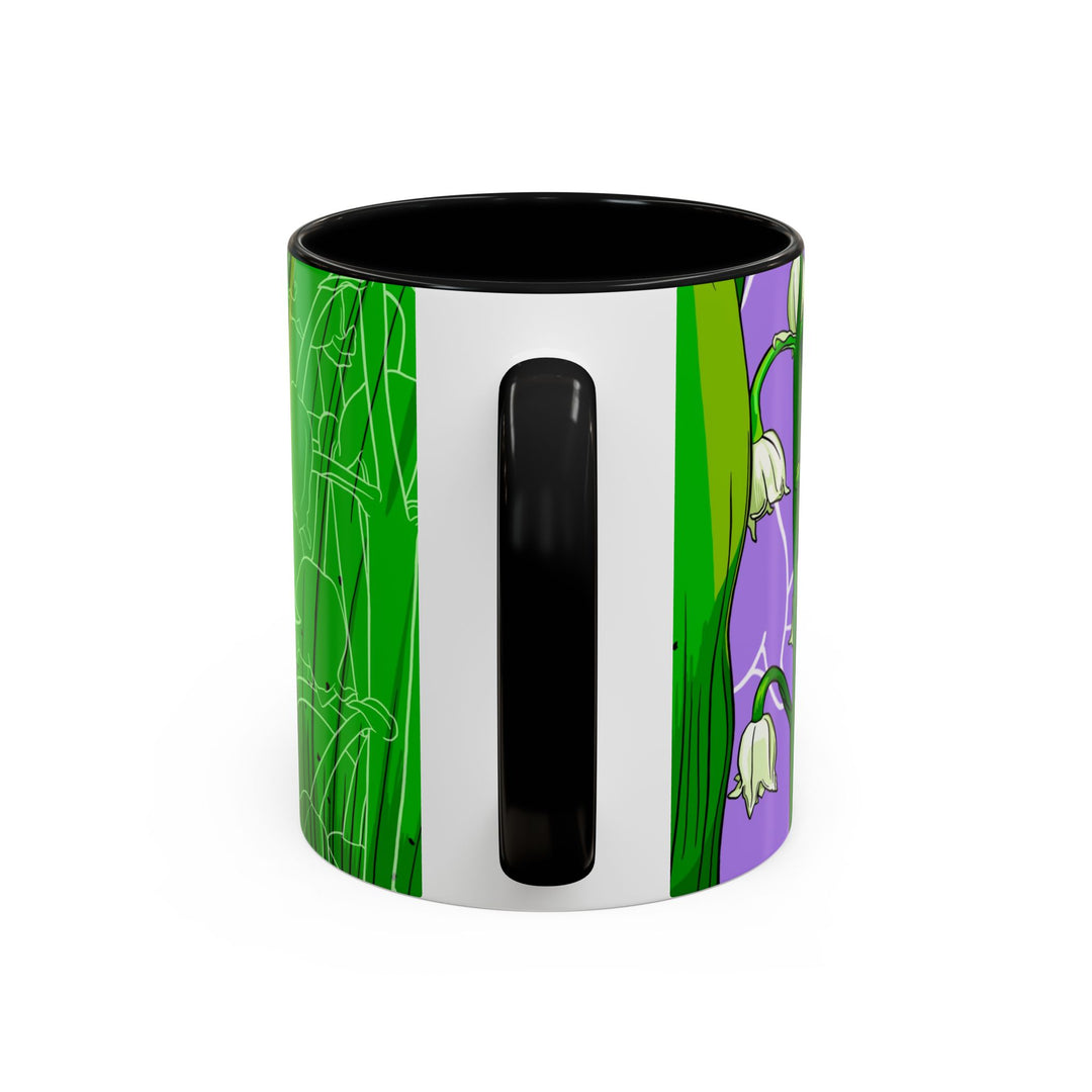 Lily of the Valley Ceramic Coffee Mug — May Birth Month Flower