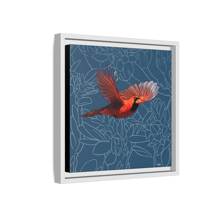 Northern Cardinal: Kentucky State Bird — Framed Canvas Print