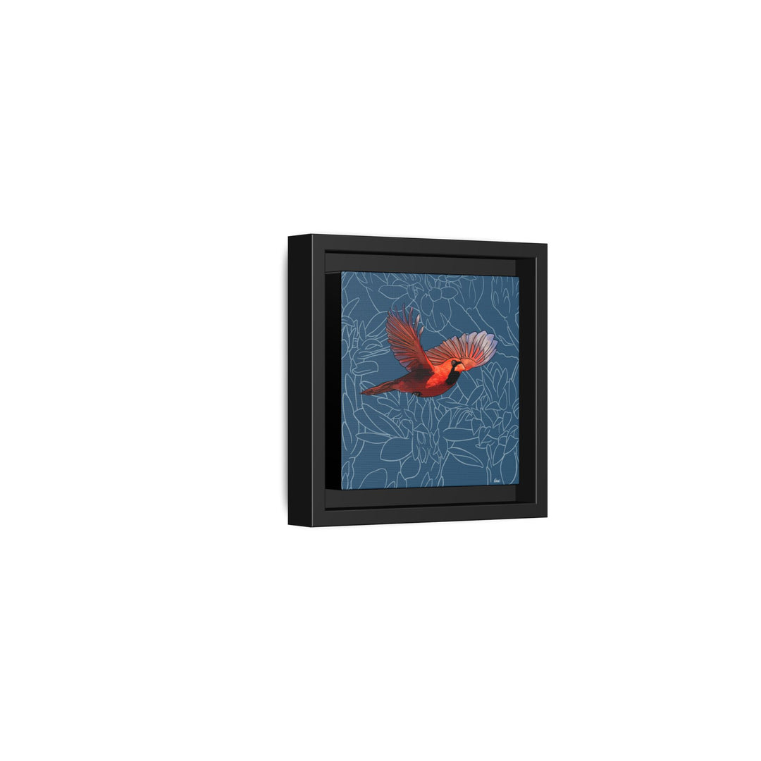 Northern Cardinal: Kentucky State Bird — Framed Canvas Print