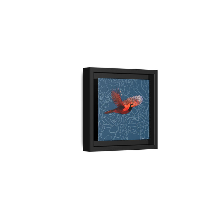 Northern Cardinal: Kentucky State Bird — Framed Canvas Print
