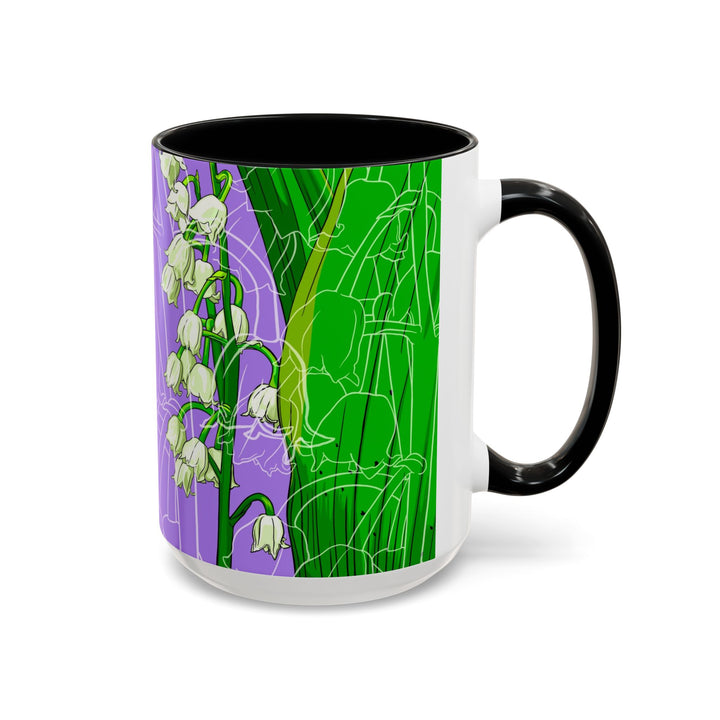 Lily of the Valley Ceramic Coffee Mug — May Birth Month Flower