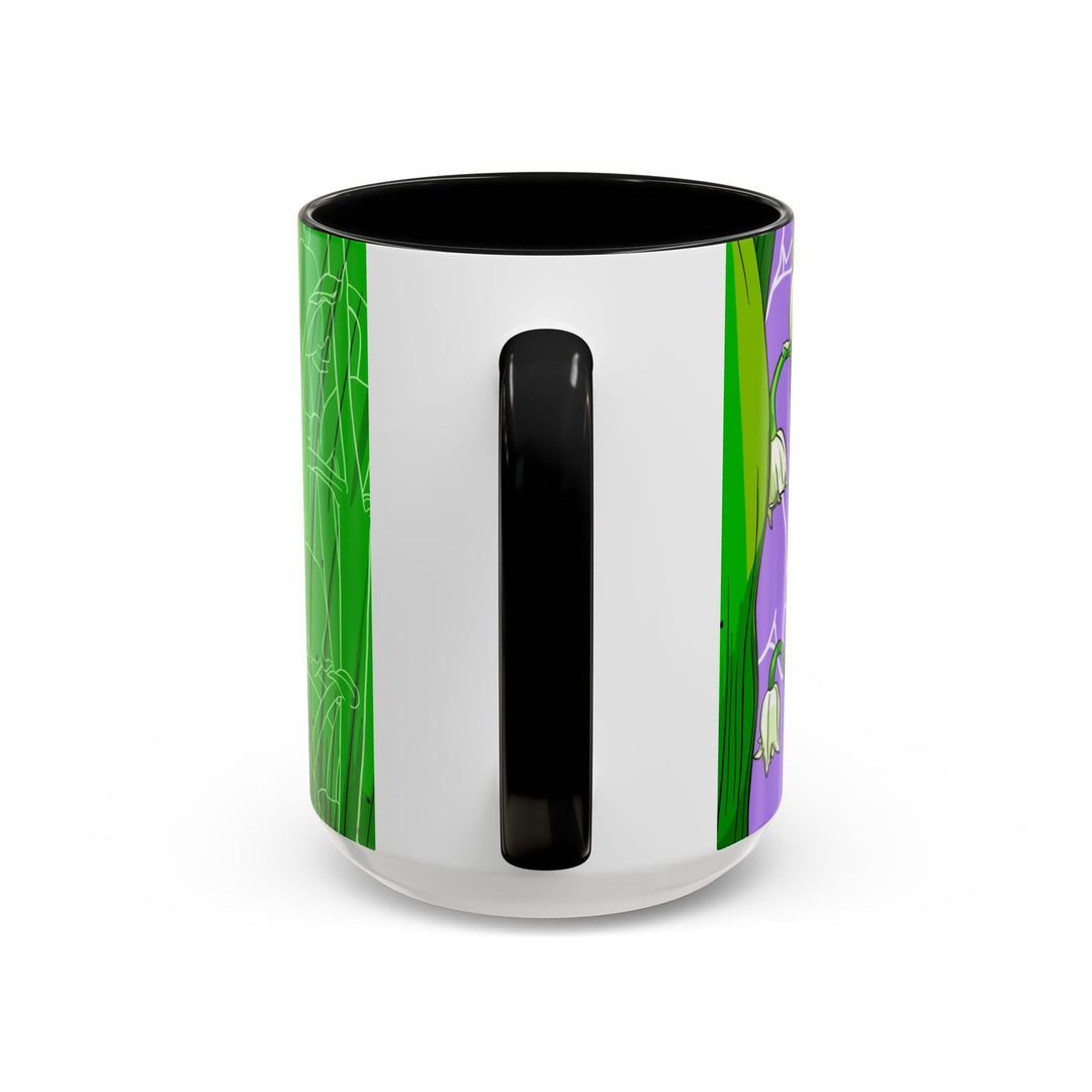 Lily of the Valley Ceramic Coffee Mug — May Birth Month Flower