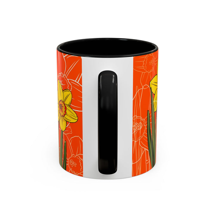 Daffodil Ceramic Coffee Mug — March Birth Month Flower