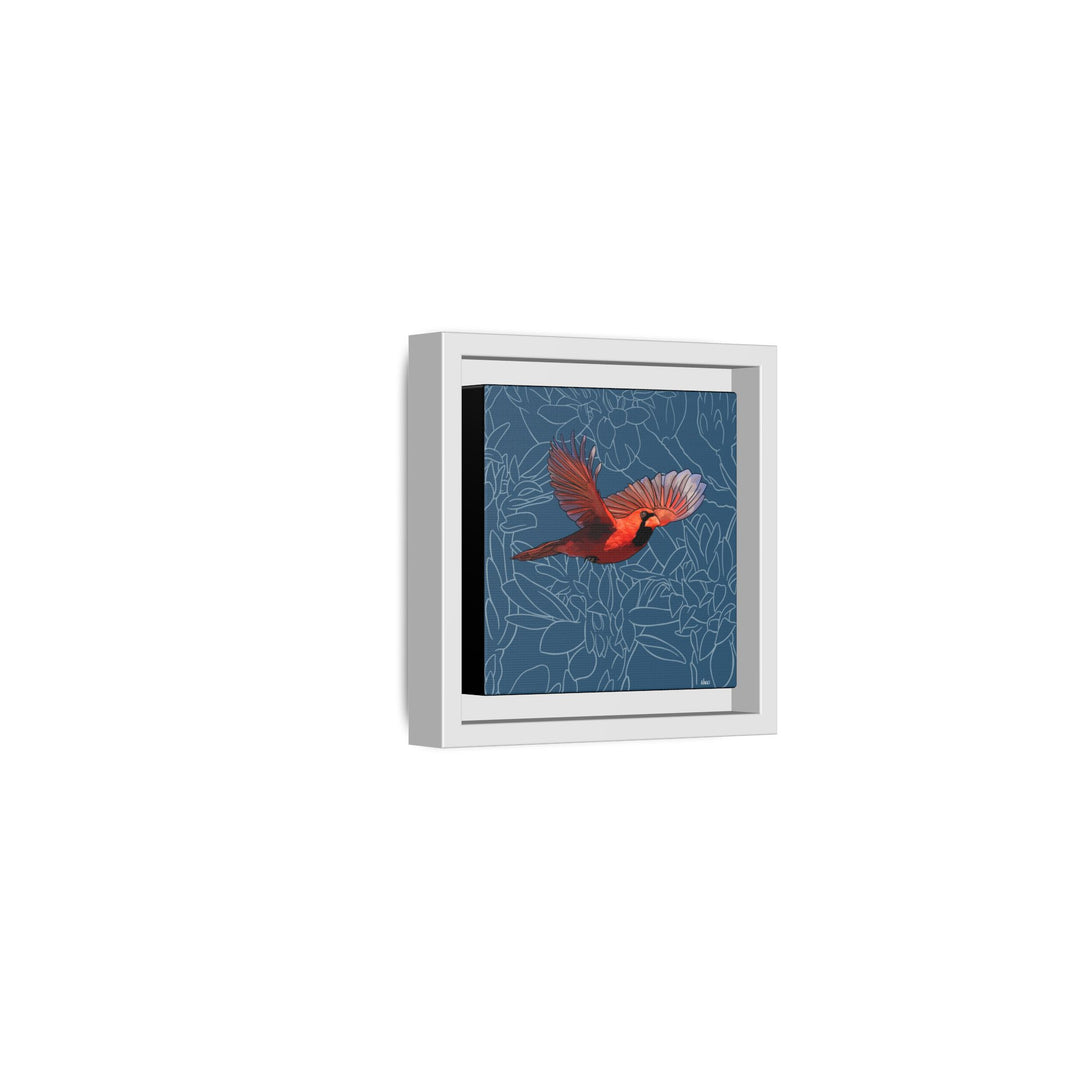 Northern Cardinal: Kentucky State Bird — Framed Canvas Print