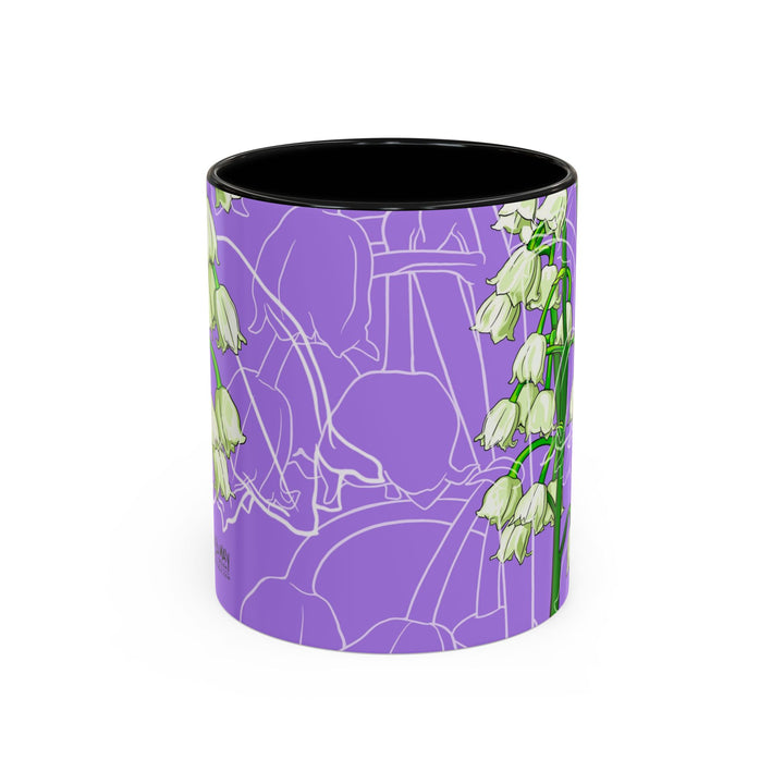 Lily of the Valley Ceramic Coffee Mug — May Birth Month Flower