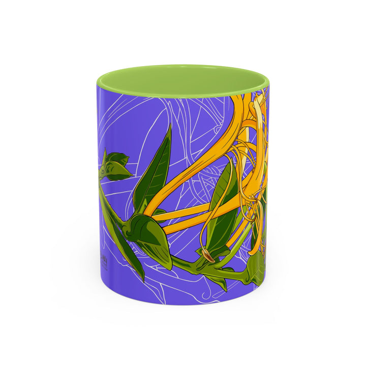 Honeysuckle Ceramic Coffee Mug – June Birth Month Flower