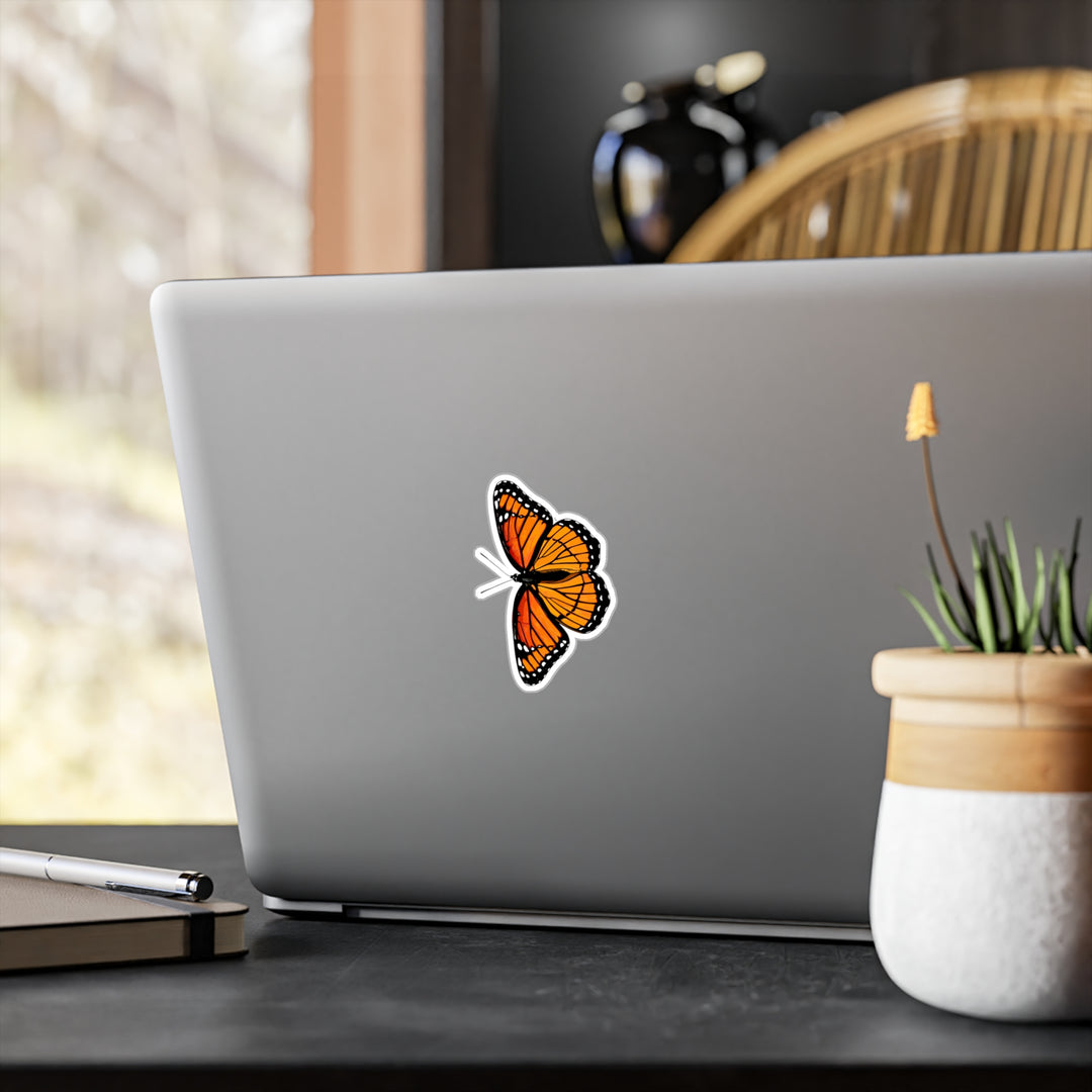 Viceroy Butterfly Kiss-Cut Vinyl Decal — Waterproof Butterfly Sticker for Laptops, Water Bottles & Windows