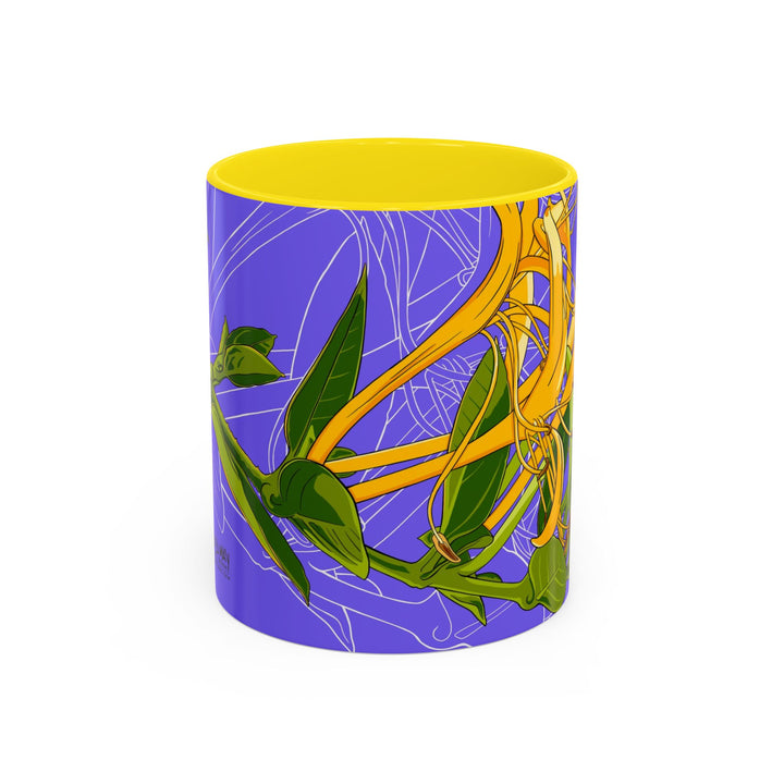 Honeysuckle Ceramic Coffee Mug – June Birth Month Flower