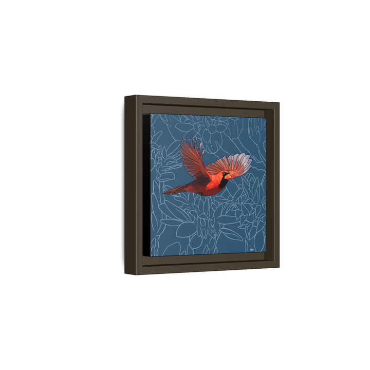 Northern Cardinal: Kentucky State Bird — Framed Canvas Print