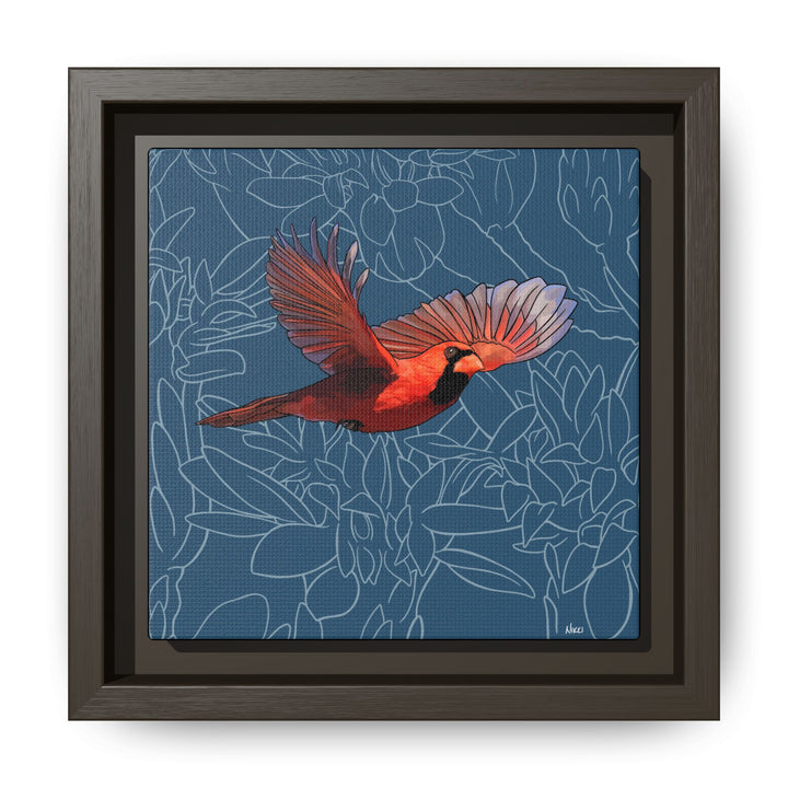 Northern Cardinal: Kentucky State Bird — Framed Canvas Print