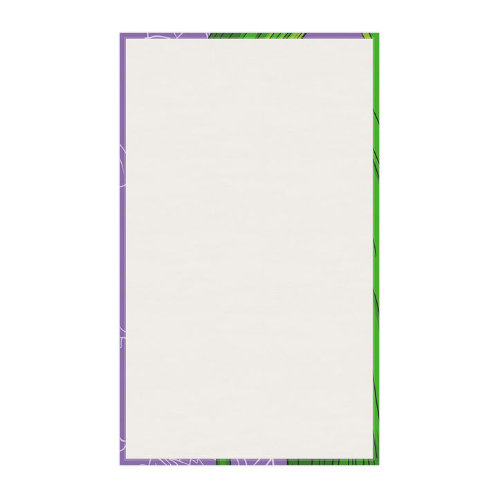Lily of the Valley Floral Cotton Tea Towel — May Birth Month Flower Kitchen Towel