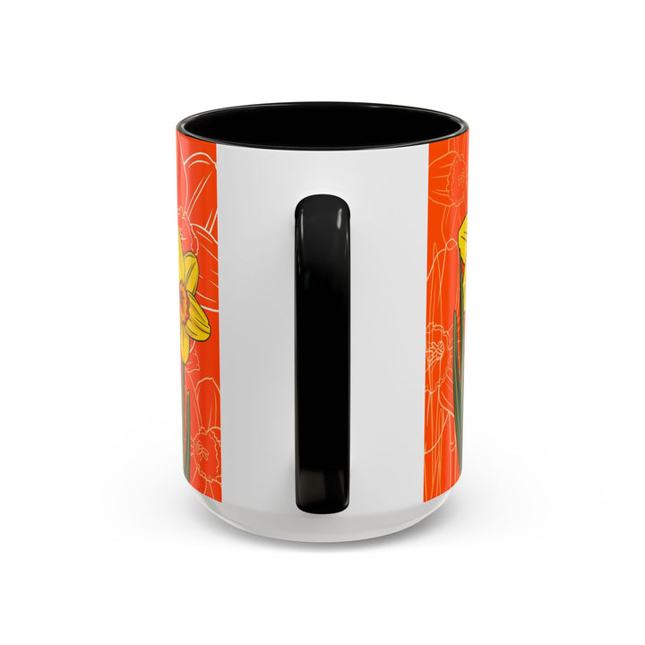 Daffodil Ceramic Coffee Mug — March Birth Month Flower