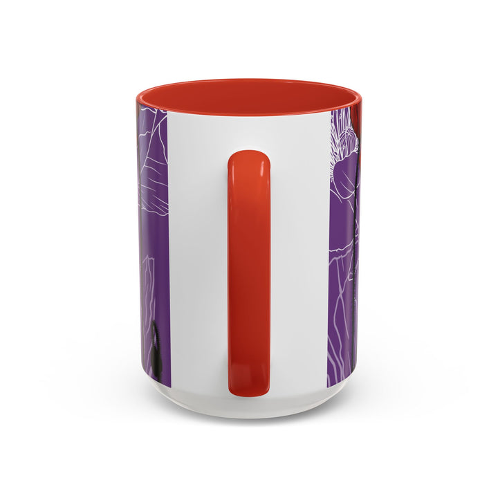 Poppy Ceramic Coffee Mug — August Birth Month Flower