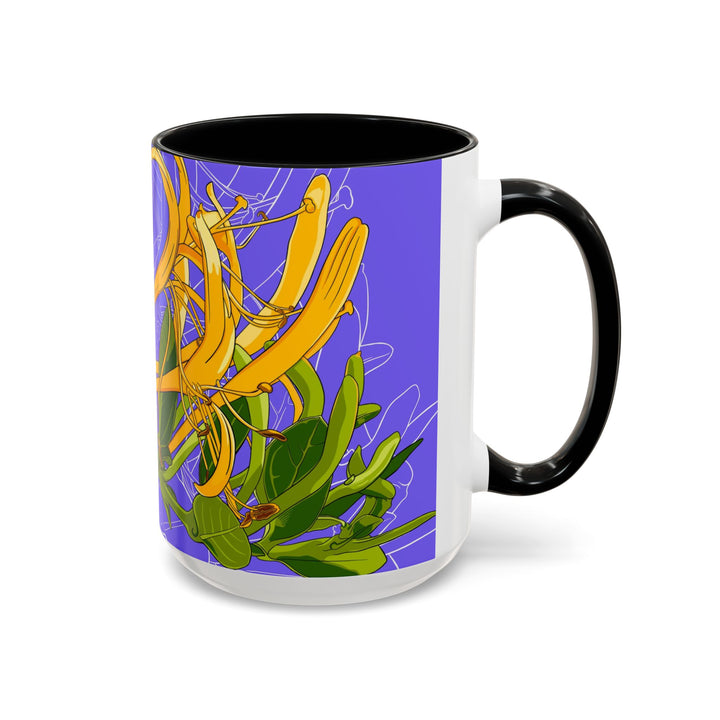 Honeysuckle Ceramic Coffee Mug – June Birth Month Flower