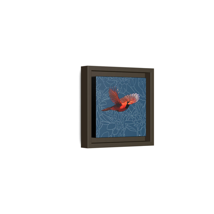 Northern Cardinal: Kentucky State Bird — Framed Canvas Print