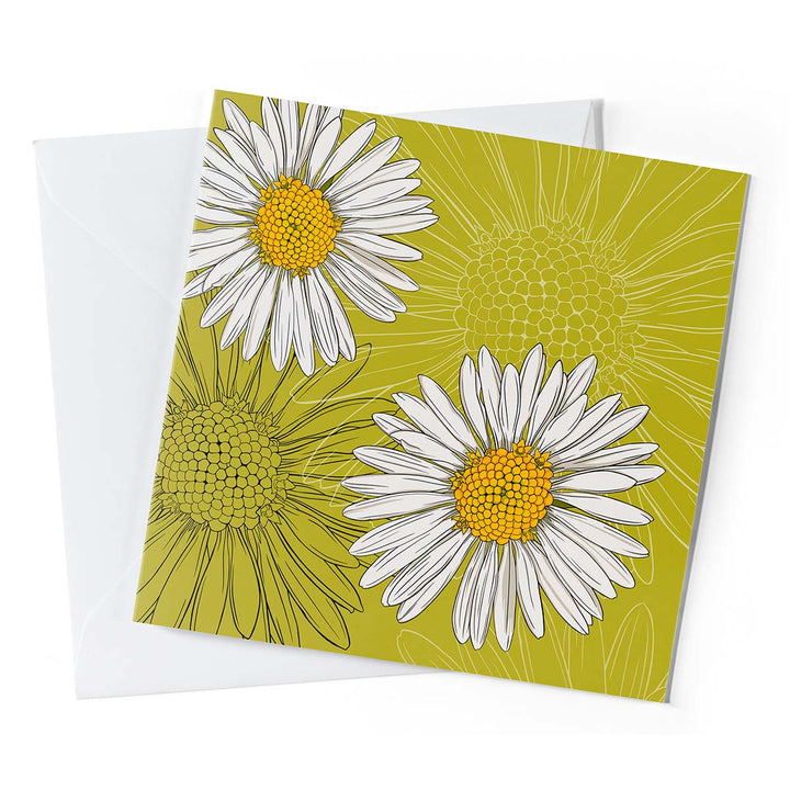 Birth Month Flower Greeting Cards – Pack of 10 | April: Daisies
