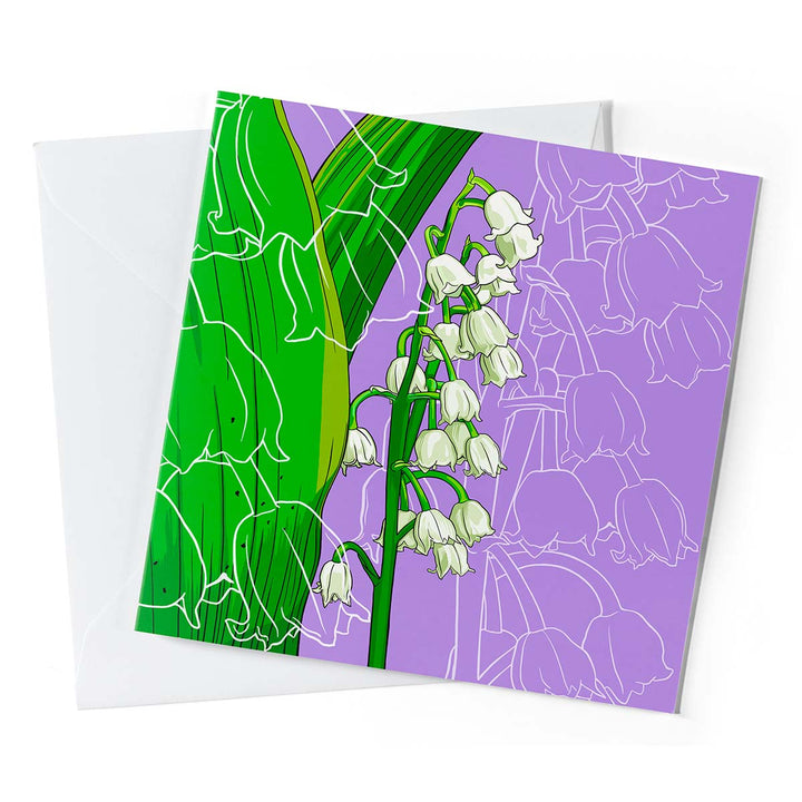 Birth Month Flower Greeting Cards – Pack of 10 | May: Lily of the Valley