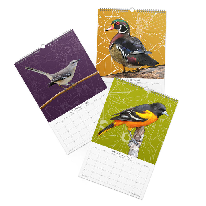 2026 State Bird Wall Calendar